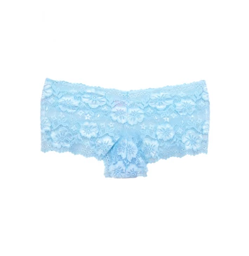 CALCINHA CALEÇON CHIARA EM RENDA LARGA AZUL