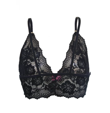 TOP ELISA SEM FORRO PRETO