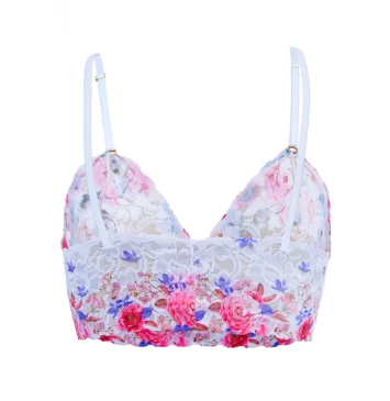 TOP OLIVIA BRANCO FLORAL