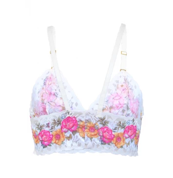 TOP OLIVIA PÉROLA FLORAL
