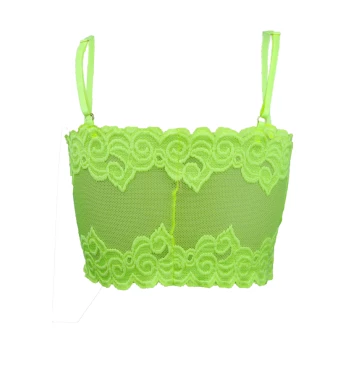TOP RAQUEL AMARELO NEON