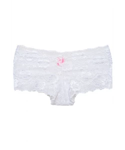 CALCINHA CALEÇON CHIARA EM RENDA LARGA BRANCO