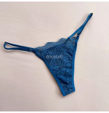 CALCINHA HELEN AZUL JEANS TAMANHO ÚNICO