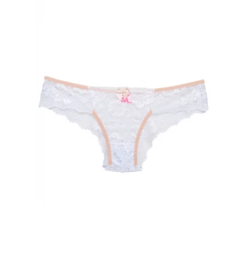CALCINHA CHIC BRANCO MOCHA