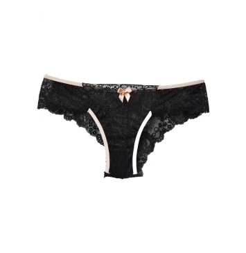 CALCINHA CHIC PRETO MOCHA