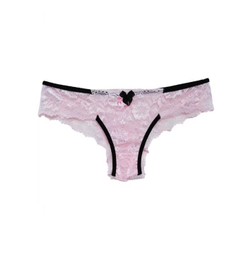 CALCINHA CHIC ROSA BEBÊ PRETO